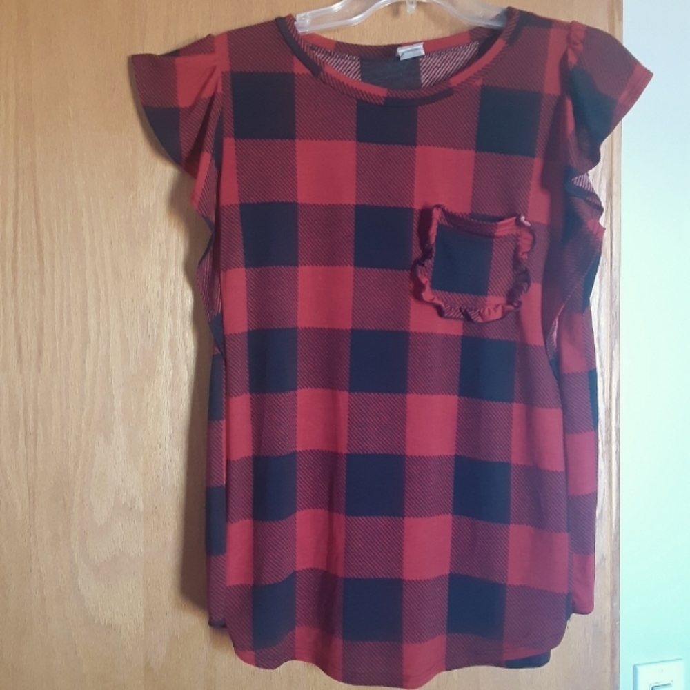 Plaid top